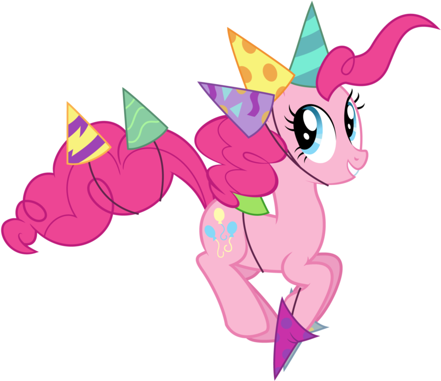 Clashwolf3, Castle Sweet Castle, Hat, Party Hat, Pinkie - Pinkie Pie Party Hat (894x894), Png Download
