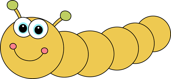 Caterpillar-cartoon - Cute Caterpillar Clipart Black And White (550x253), Png Download