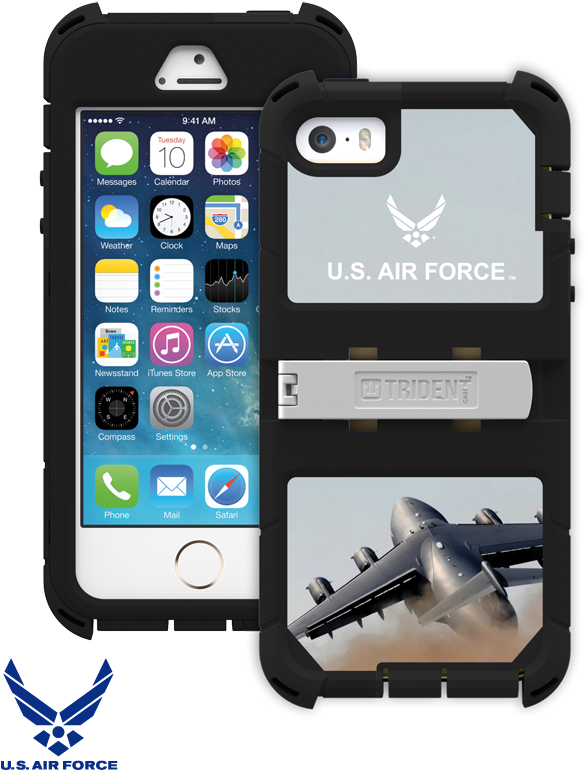 Kraken A - M - S - Series - Cases For Iphones, Droid, - Trident Kraken A.m.s. Series Cover For Iphone 5/5s (900x900), Png Download