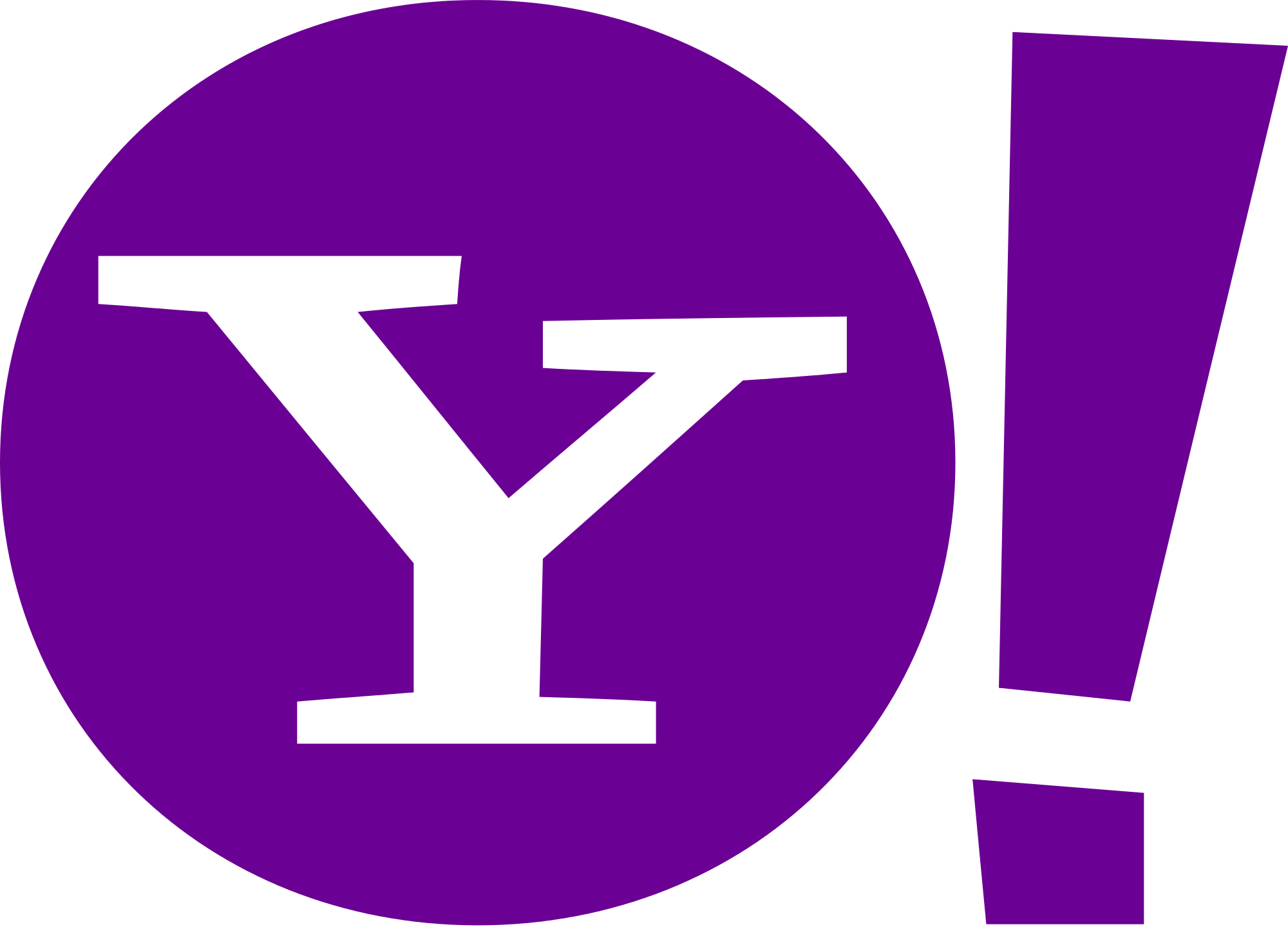 The Featured Image Shows The Logo Of Yahoo Inc - Yahoo Mail Logo (2000x1440), Png Download