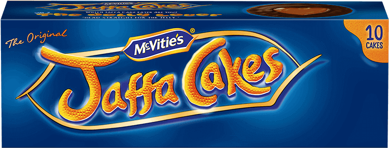 Single Pack Carton - Mcvities Jaffa Cakes (860x304), Png Download