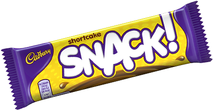 Snackable Squares Of Delicious Shortcake Biscuit, Covered - Cadbury Shortcake Snack Bars (600x271), Png Download