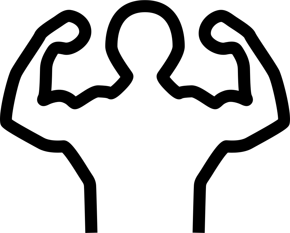 Bodybuilding Free Icon - Bodybuilding (980x788), Png Download