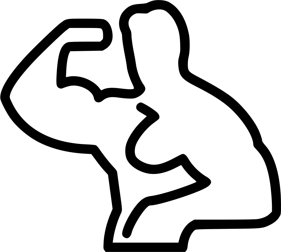Bodybuilding Free Icon - Noun Project Body (981x882), Png Download