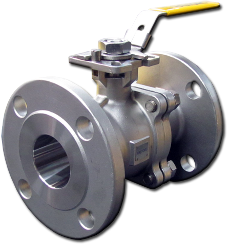 Flanged Ball Valve Full Port - 1 Inch Flanged Ball Valve (500x493), Png Download