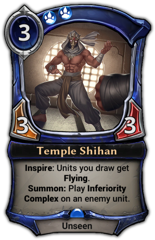 Temple Shihan - Eternal Card Game Oni (529x801), Png Download