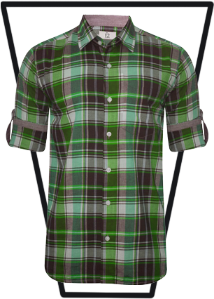 Read More - Men Casual Shirt (305x525), Png Download