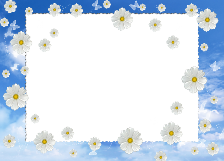 Flowers Frames Art Designs - พื้น หลัง ขนาด 960 * 600 (448x323), Png Download