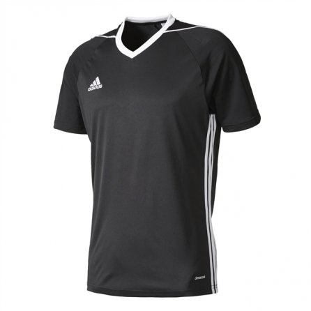 Khadi Kurta - Camiseta Adidas Negro Y Blanco (445x565), Png Download