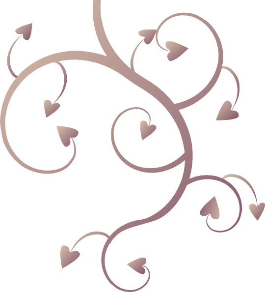 Decor Clip Art - Grey And Pink Borders (540x594), Png Download