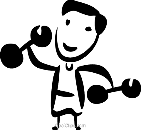 Bodybuilding And Weight Lifting Royalty Free Vector - Bodybuilding (480x442), Png Download