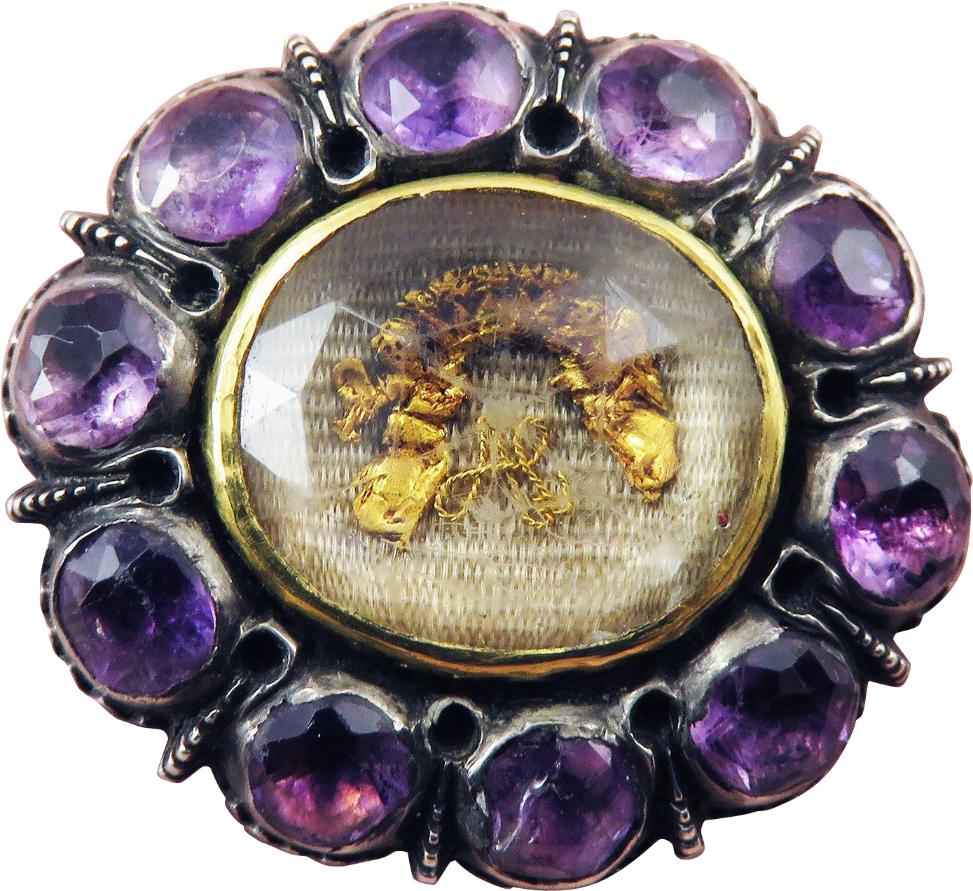 Exemplary Large Amethyst/sterling/22k Stuart Crystal - Crystal (1388x1388), Png Download