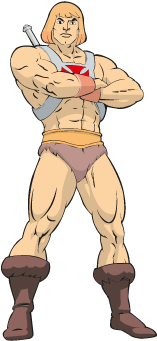 Master Of The Universe Vector - He Man Vector (400x400), Png Download