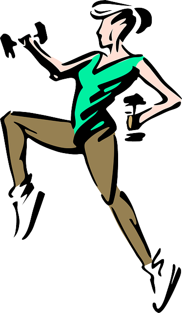 Aerobik - Aerobics Clip Art (373x640), Png Download