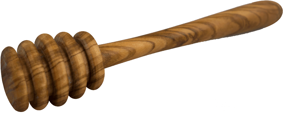 Little Angel Olive Wood Honey Dripper (1000x1000), Png Download