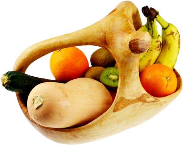 Products/olive Wood Basket Fruit Bread Serving Dish - Olive Wood Ea34b Fruit/veggie/bread Basket, Grain/natural (799x571), Png Download