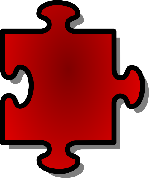 Free Vector Jigsaw Puzzle Clip Art - Puzzle Pieces Clip Art (498x595), Png Download