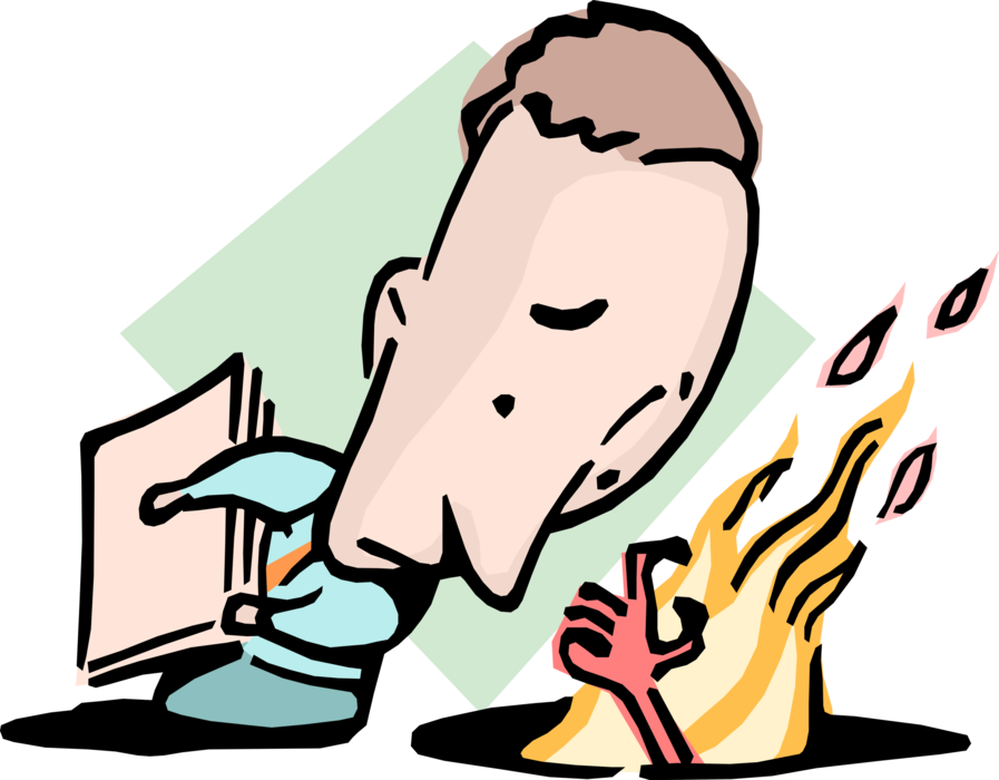 Vector Illustration Of Businessman There's No Hope, - The Complete Scarsdale Medical Diet (897x700), Png Download