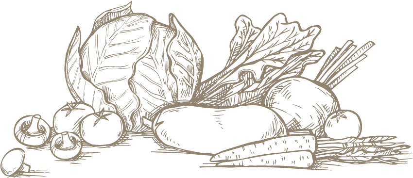 Fruit, Vegetables, Flowers - Vector Graphics (869x391), Png Download