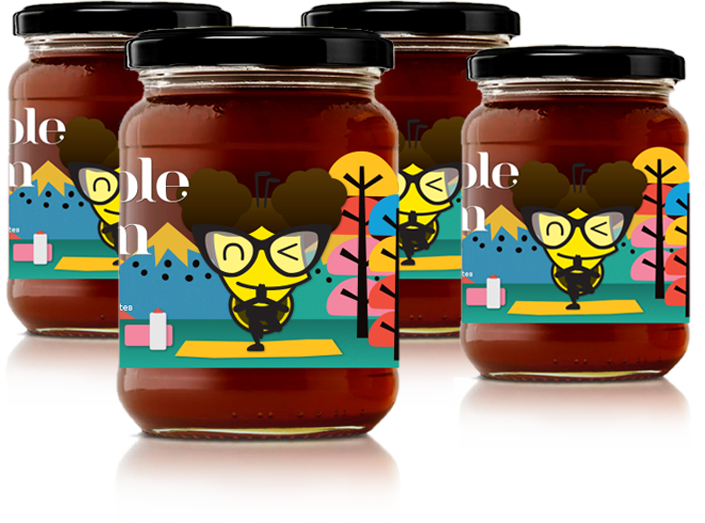 Bumble Bloom Is A Plant-based Honey Alternative In - Food Storage Containers (705x523), Png Download