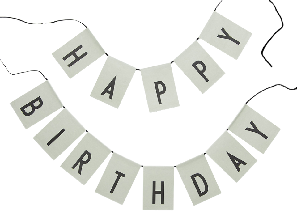 Design Letters Happy Birthday Flags - Happy Birthday Design Letter (960x720), Png Download