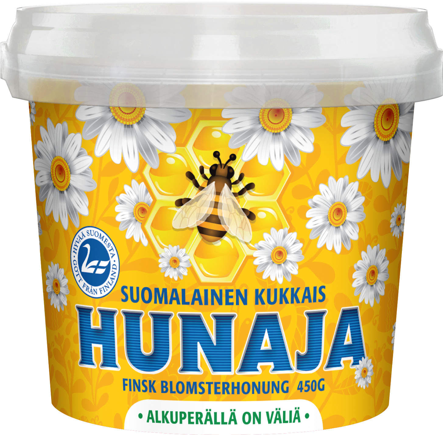 This Honey Has A Mild Flavour, It Is Darkish Yellow - フナヤウフトゥマ クリームハニー 結晶花蜂蜜 200g (1644x1928), Png Download