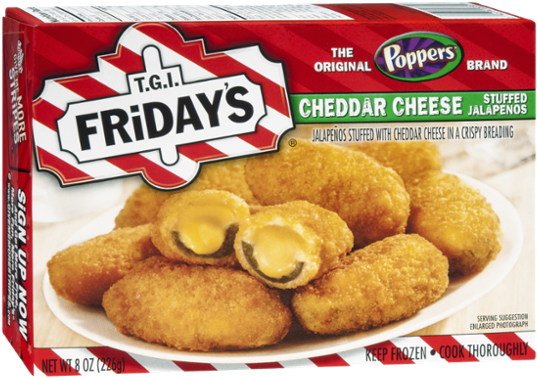 Tgi Fridays Stuffed Jalapenos, Cream Cheese - 8 Oz (600x600), Png Download