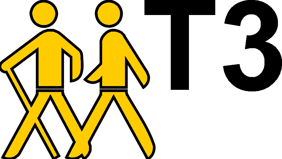 Hiking Sign T3 - Wikimedia Commons (900x508), Png Download