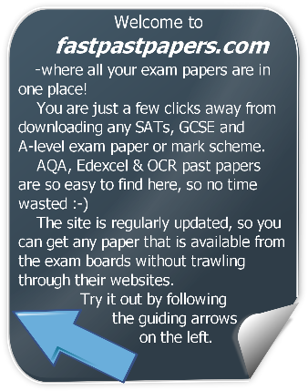 Free Download Exam Past Papers Gcse Sats A-level Edexcel - Aqa (344x439), Png Download
