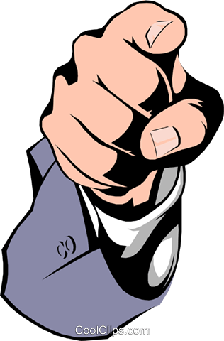 Pointing Fingers Royalty Free Vector Clip Art Illustration - We Need You Pointing Finger (316x480), Png Download