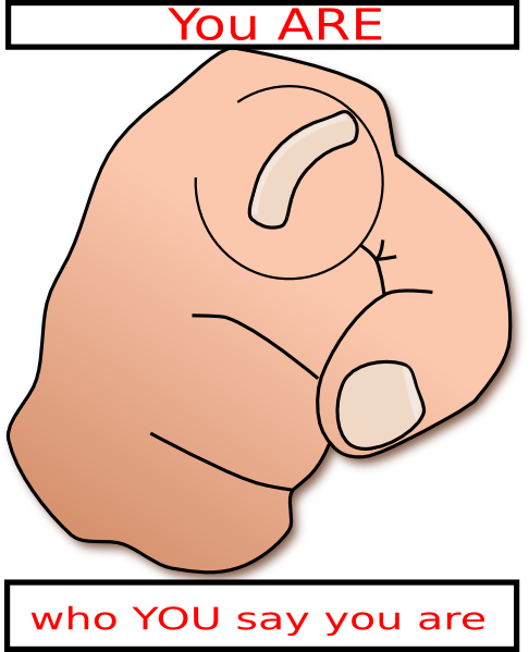 Index Finger Pointing Hand Clip Art - Finger Pointing At You (486x599), Png Download