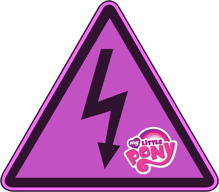 Pomatppadmin19934, Electricity, Logo, No Pony, Safe, - Hazard Signs Clip Art (722x633), Png Download