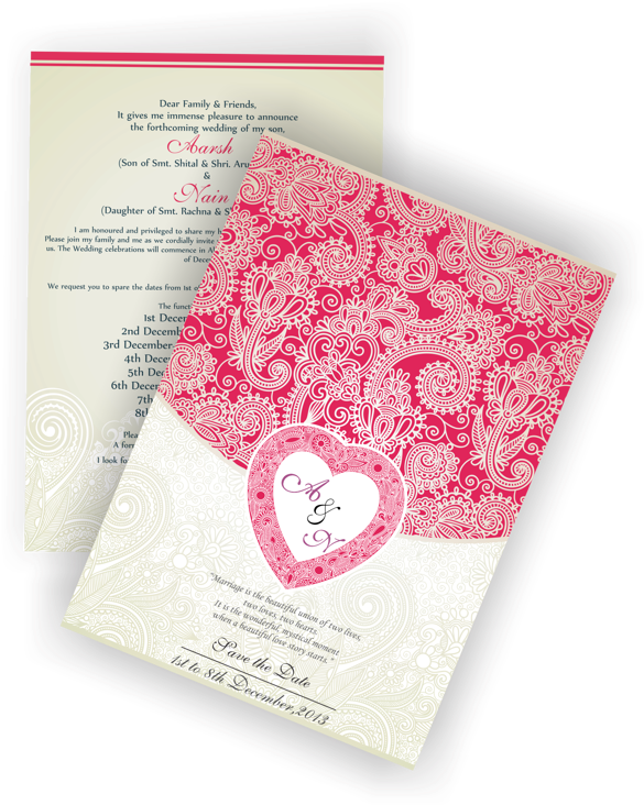 Wedding Card Design For Shital Varsha Group - Logo (600x748), Png Download