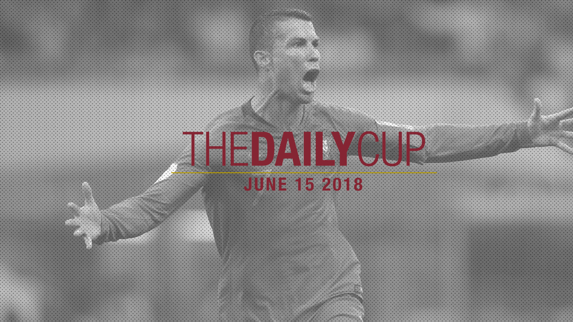 The Daily Cup - Portugal Vs Spain Ronaldo (1920x1080), Png Download