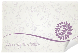 Water Lily , Wedding Card Design, India Pixerstick - Envelope (400x400), Png Download