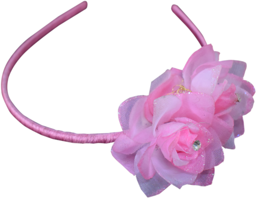 Hair Band With Flower - Flower (600x695), Png Download