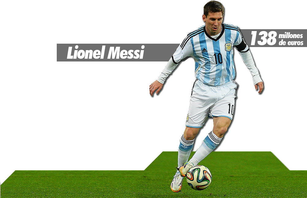 Ficha Técnica - Messi En Png Mundial 2014 (1000x650), Png Download