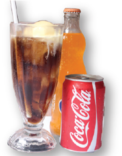 Vanilla Ice Cream With Your Choice Of - Coca Cola (500x311), Png Download