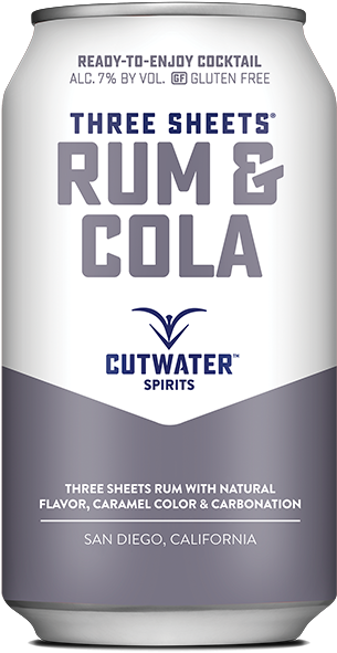 Three Sheets Rum & Cola - Cutwater Rum And Cola (360x640), Png Download