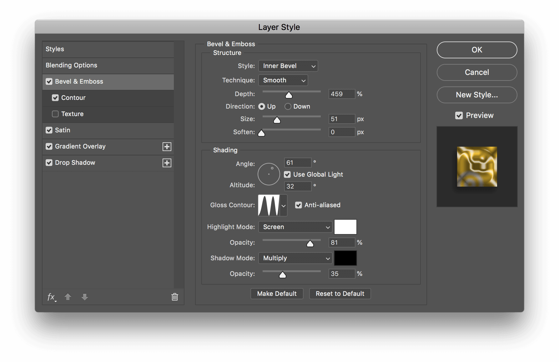 Bevel And Emboss Screen Shot By - Layers (1788x1160), Png Download