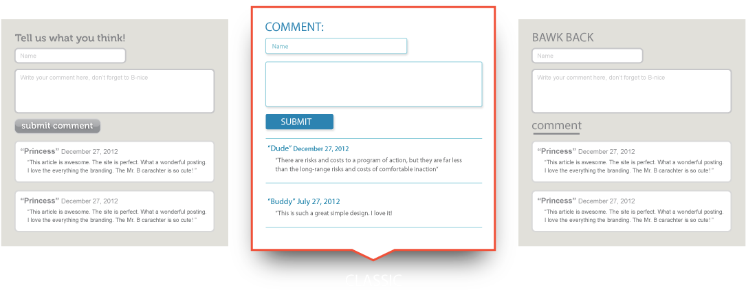 Comment Box Resources - Comment Box Design (1084x444), Png Download