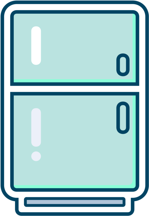 Refrigerator Home Appliance Kitchen Computer Icons - Dibujos De Refri (528x750), Png Download