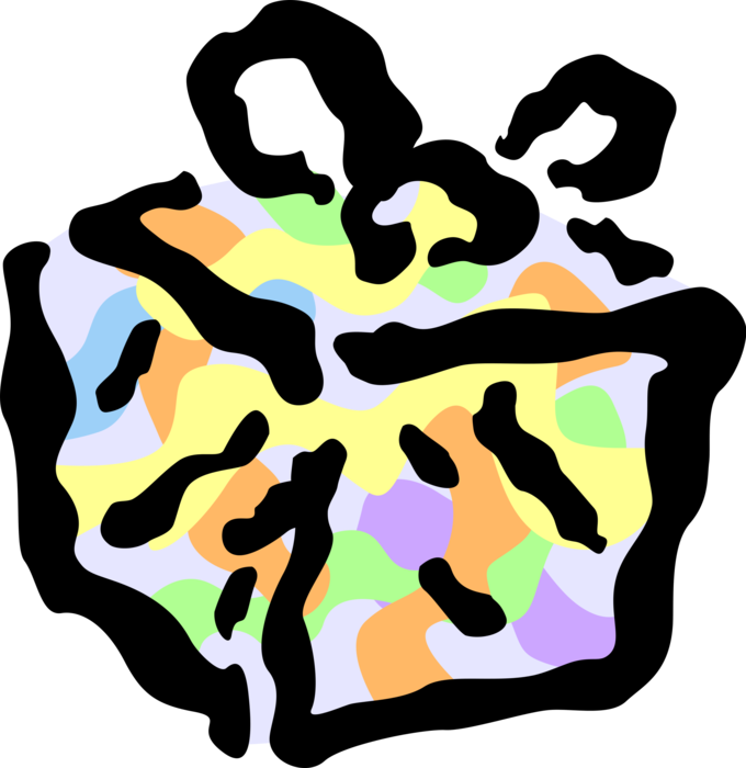 Vector Illustration Of Birthday Present Gift With Ribbon (680x700), Png Download