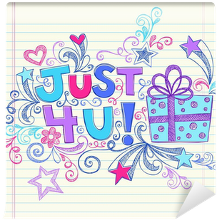 Present / Birthday Gift Sketchy Doodle Vector Wall - Gift (400x400), Png Download