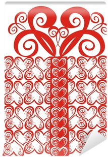 Birthday Gift, Vector Illustration Wall Mural • Pixers® - Heart (400x400), Png Download