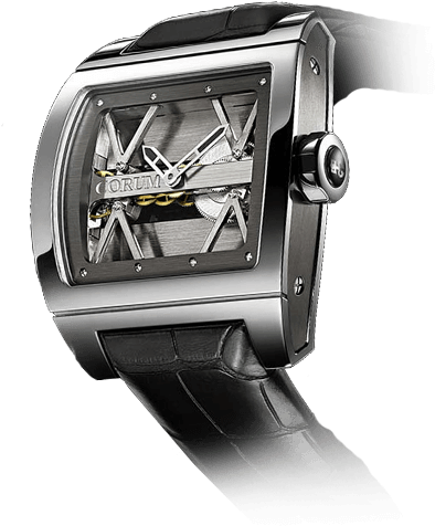 The Ti-bridge And The New Co 2007 Caliber - Corum Ti Bridge (525x800), Png Download