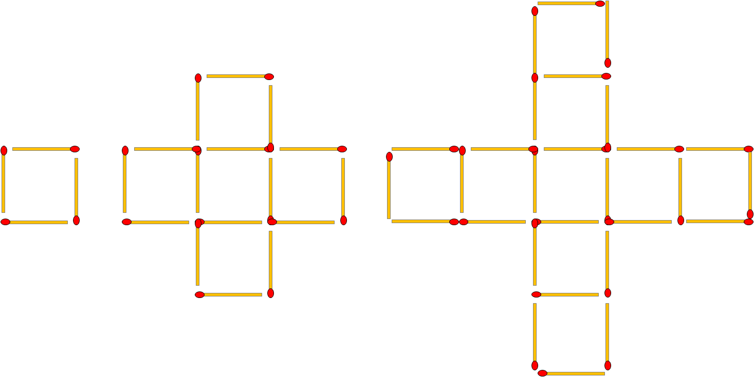 Look At This Matchstick Pattern - Pattern With Matchstick (1467x735), Png Download