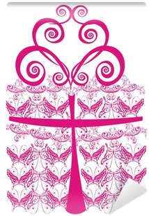 Birthday Gift, Vector Illustration Wall Mural • Pixers® - Wedding (400x400), Png Download