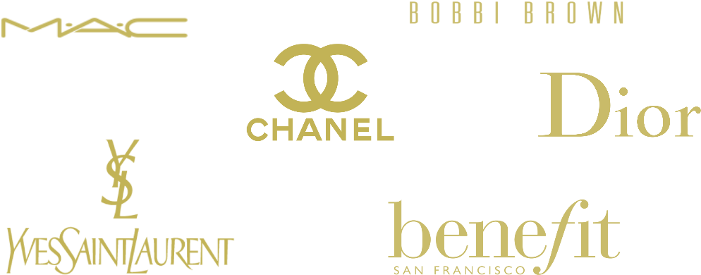 Makeup-brands - Make Up Brands Logo (1031x456), Png Download