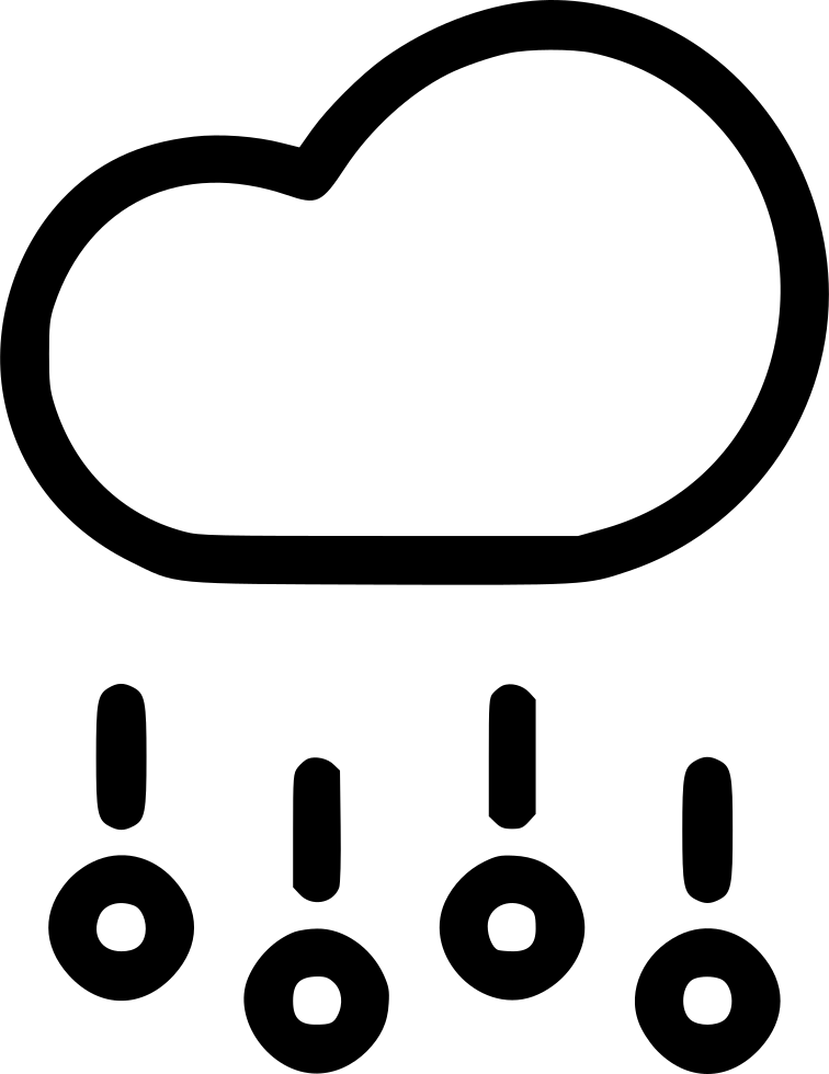 Cloud Rain Hail Stone Storm Weather Comments - Hail Icon (756x980), Png Download